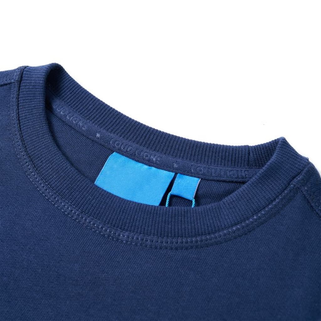 VidaXL Pull enfant 116 bleu marine