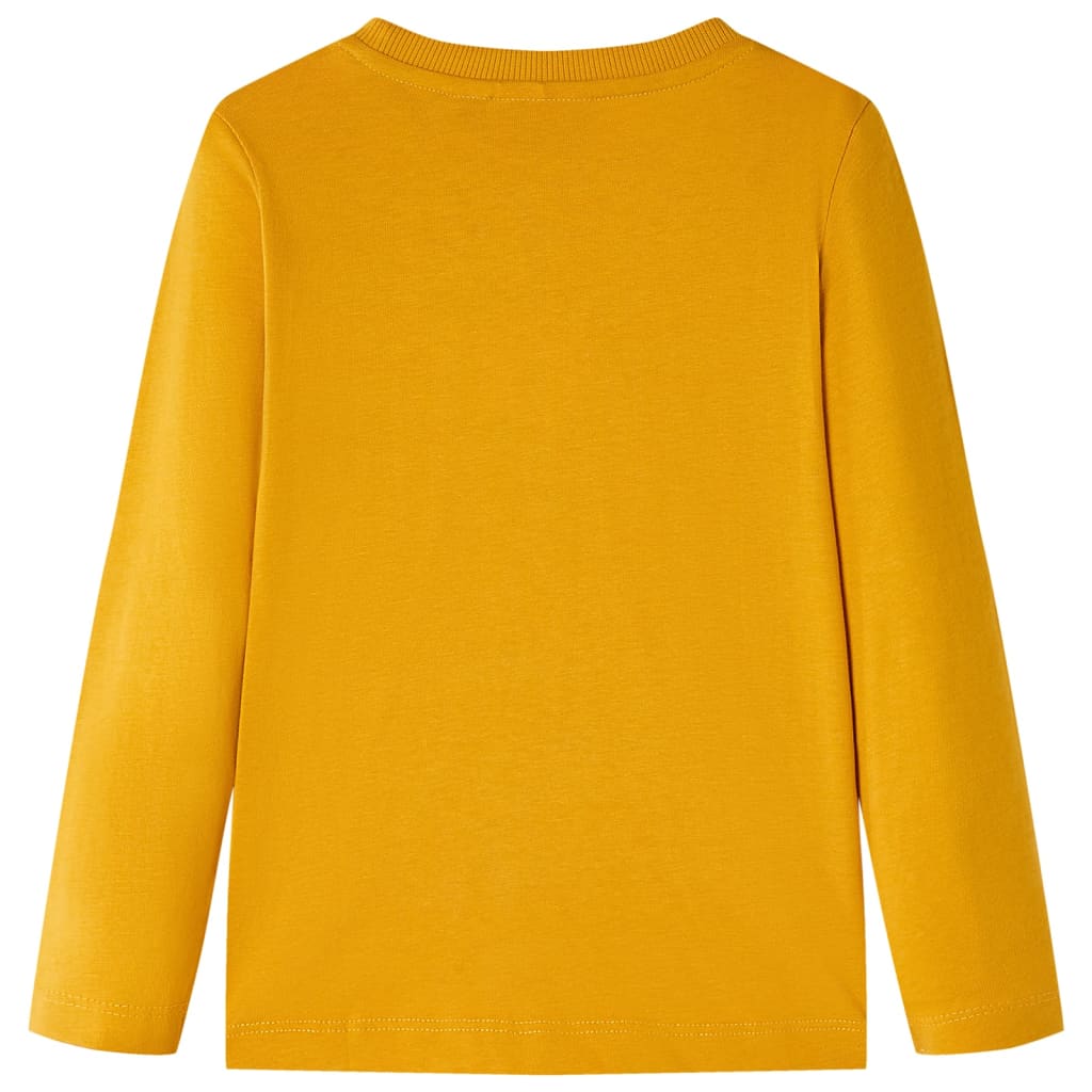 VidaXL Chemise enfant à manches longues 92 ocre