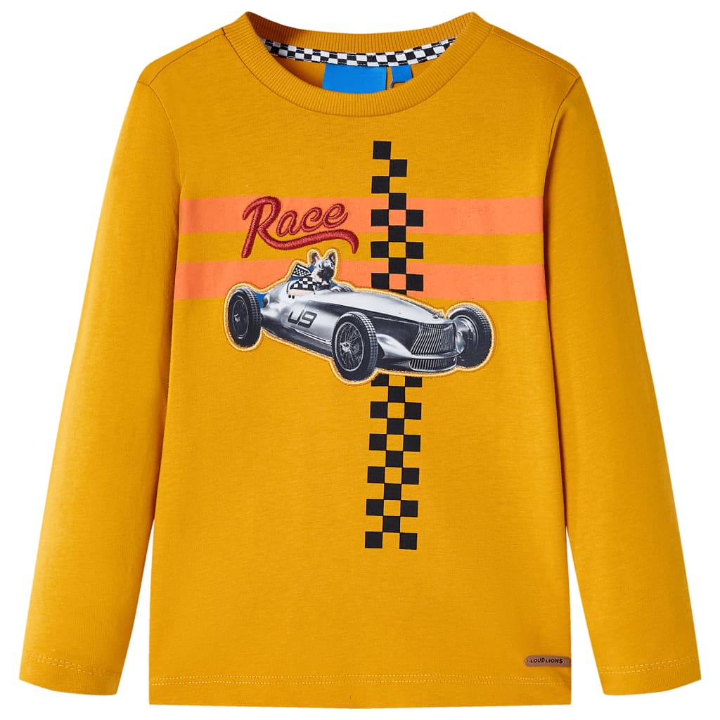 VidaXL Chemise enfant à manches longues 104 ocre
