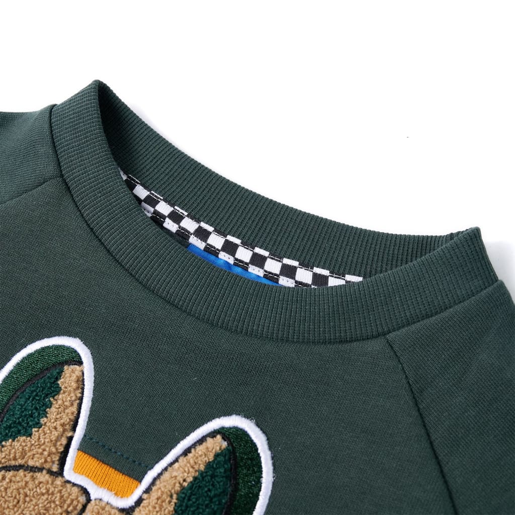 VidaXL Pull enfant 104 vert foncé
