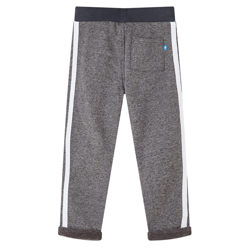 VidaXL Pantalon de jogging pour enfants 104 gris foncé mélangé