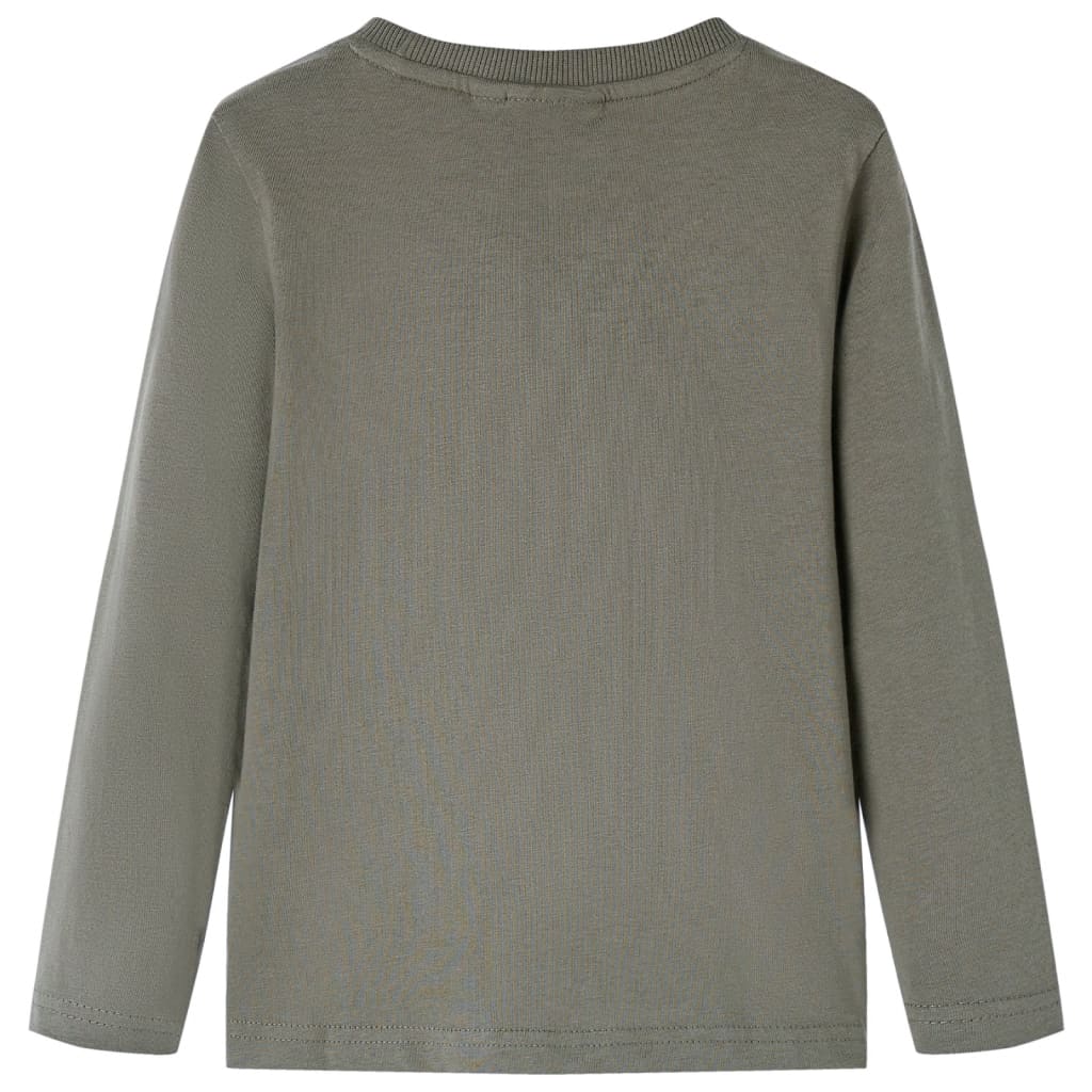 VidaXL Chemise enfant à manches longues 104 kaki