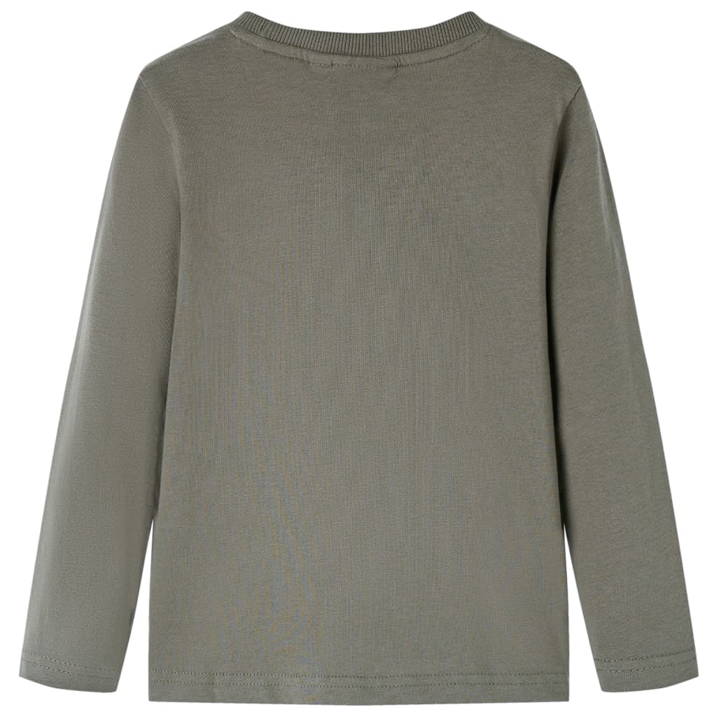 VidaXL Chemise enfant à manches longues 140 kaki