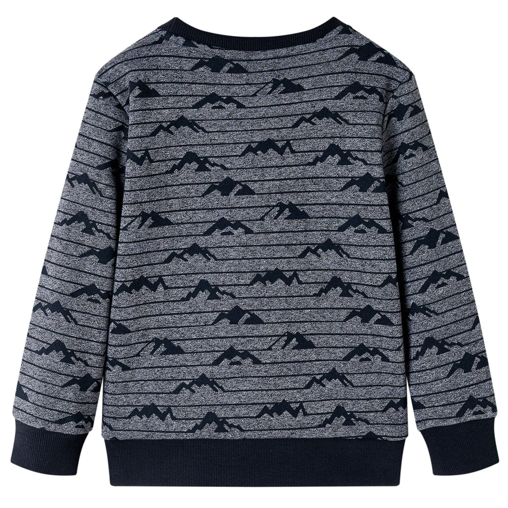 VidaXL Pull enfant 116 bleu marine mixte