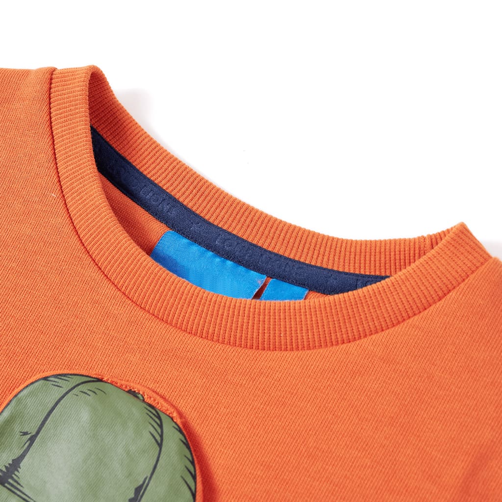 VidaXL Pull enfant 92 orange foncé