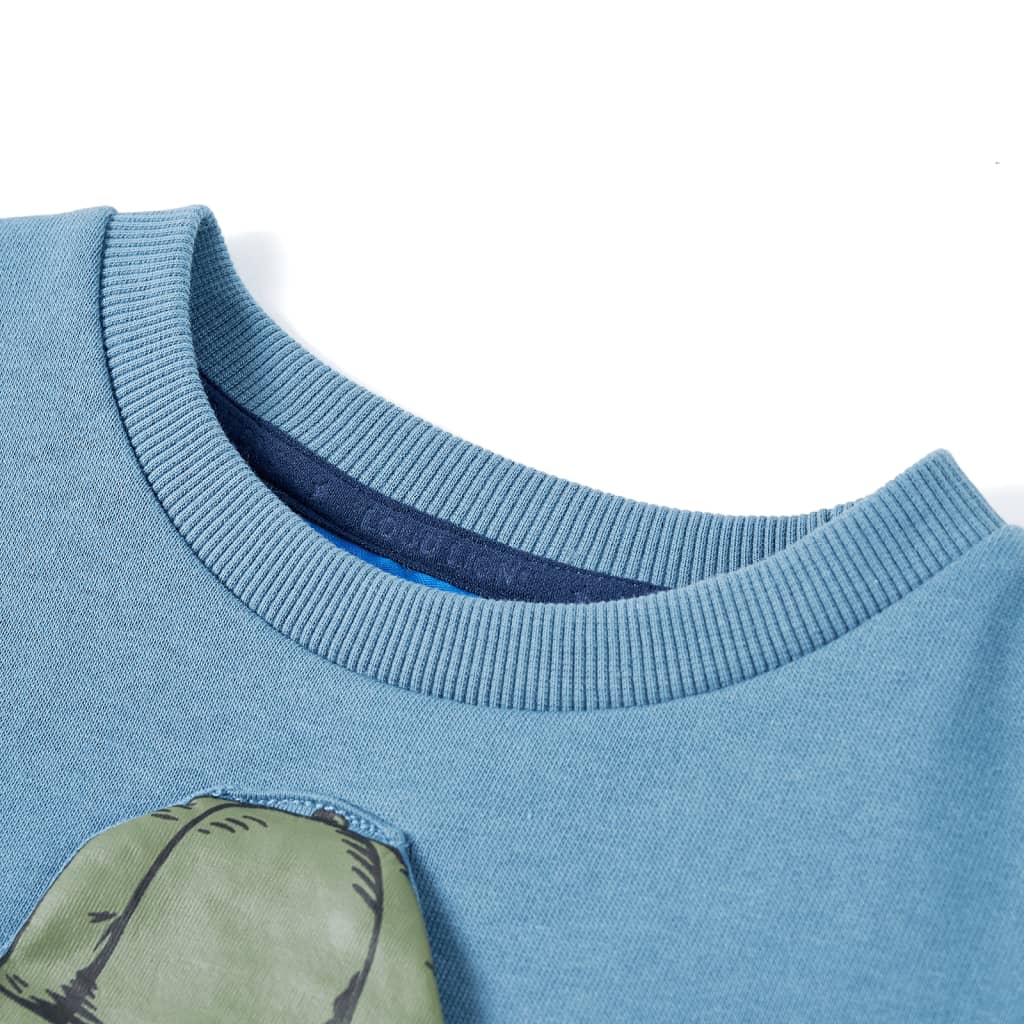 VidaXL Kindertrui 116 bleu moyen