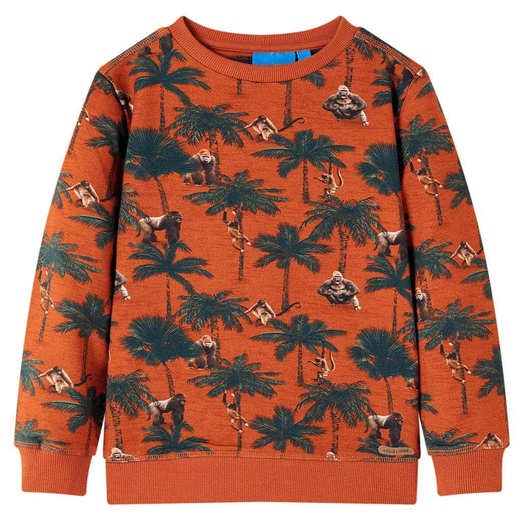 VidaXL Pull enfant 104 couleur rouille clair