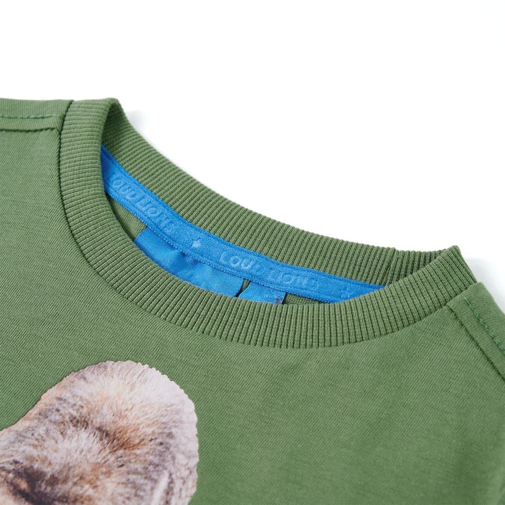 VidaXL Chemise enfant à manches longues 104 kaki clair