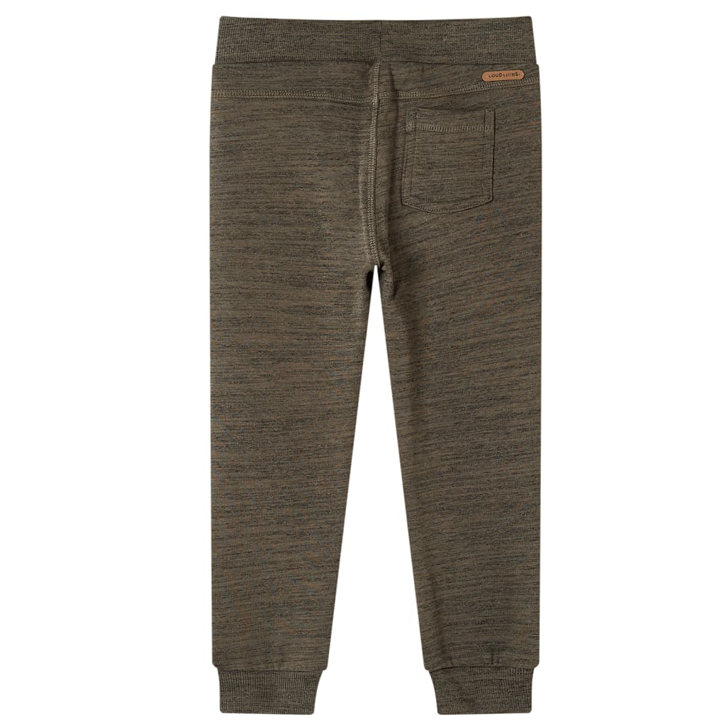 VidaXL Pantalon de survêtement pour enfants 104 kaki foncé mélangé