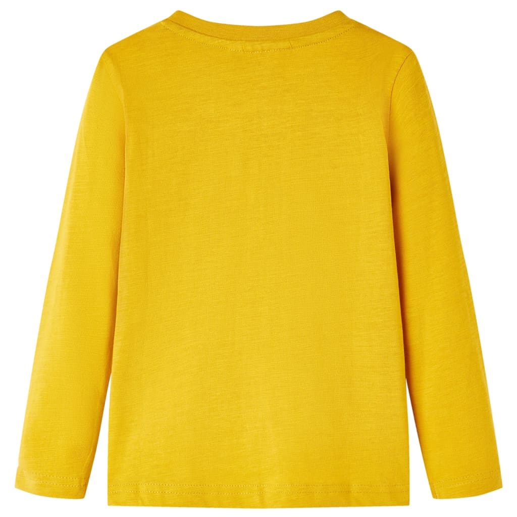 VidaXL Chemise enfant à manches longues 92 ocre