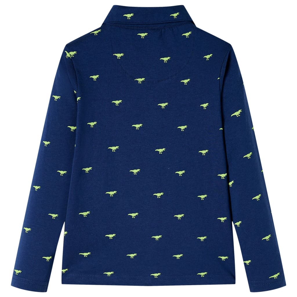 VidaXL Chemise enfant 116 bleu marine