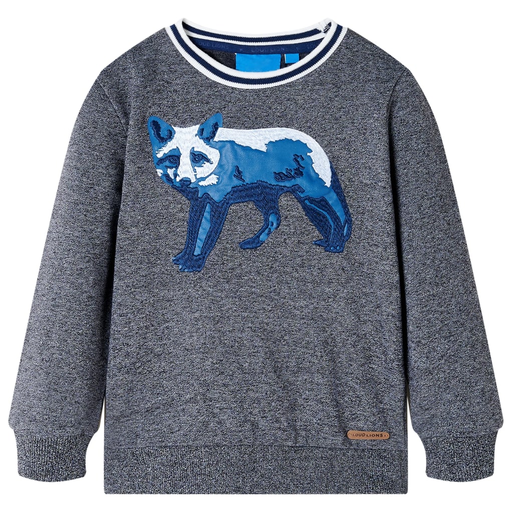 VidaXL Pull enfant 140 bleu marine mixte
