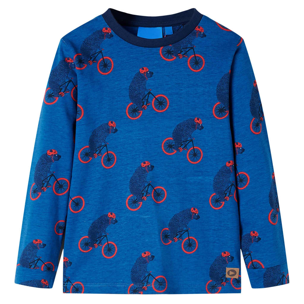 VidaXL Pyjama enfant à manches longues 116 couleur pétrole