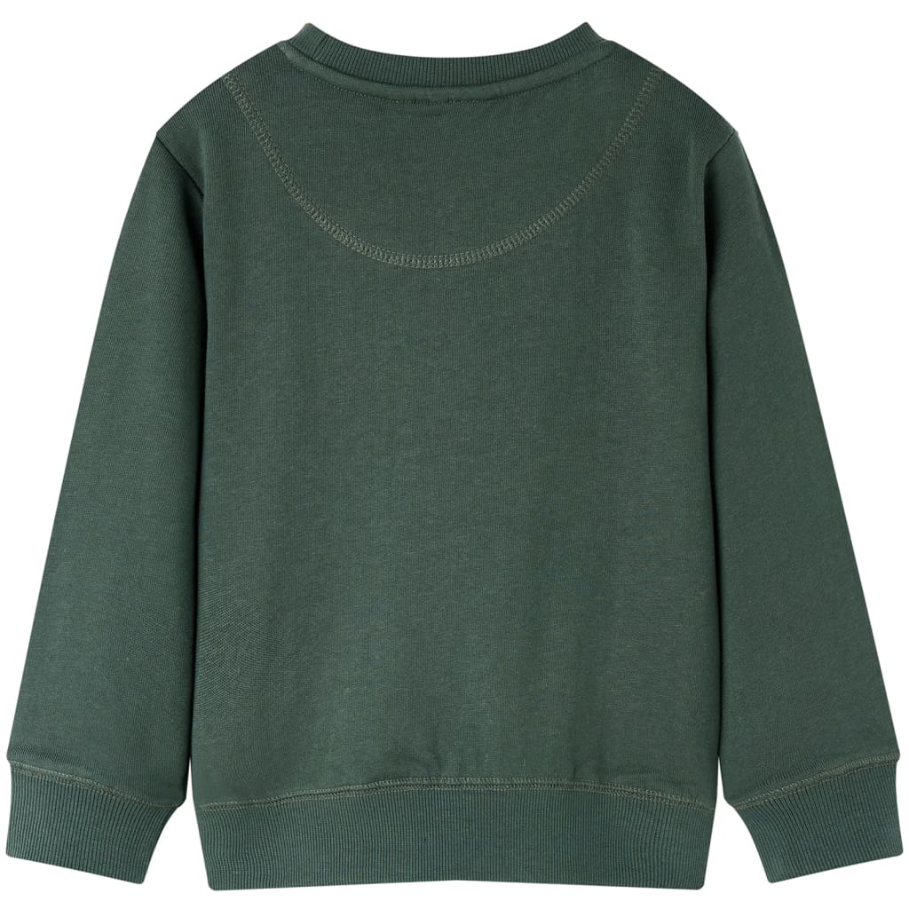 VidaXL Pull enfant 116 vert foncé