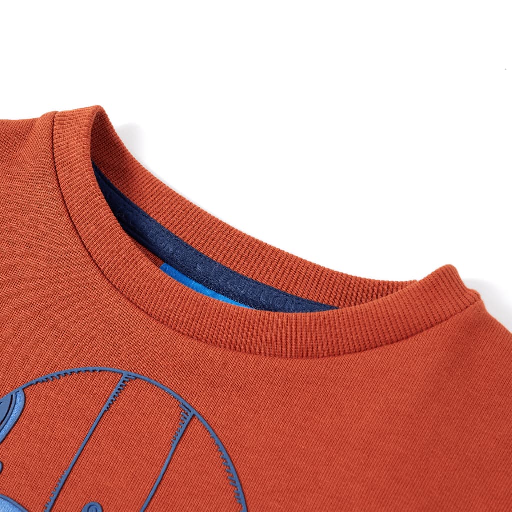 VidaXL Pull enfant 104 couleur rouille clair
