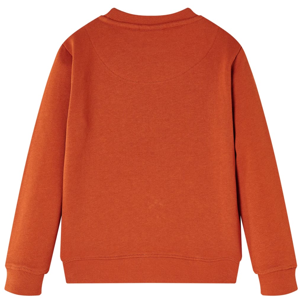 VidaXL Pull enfant 116 couleur rouille clair