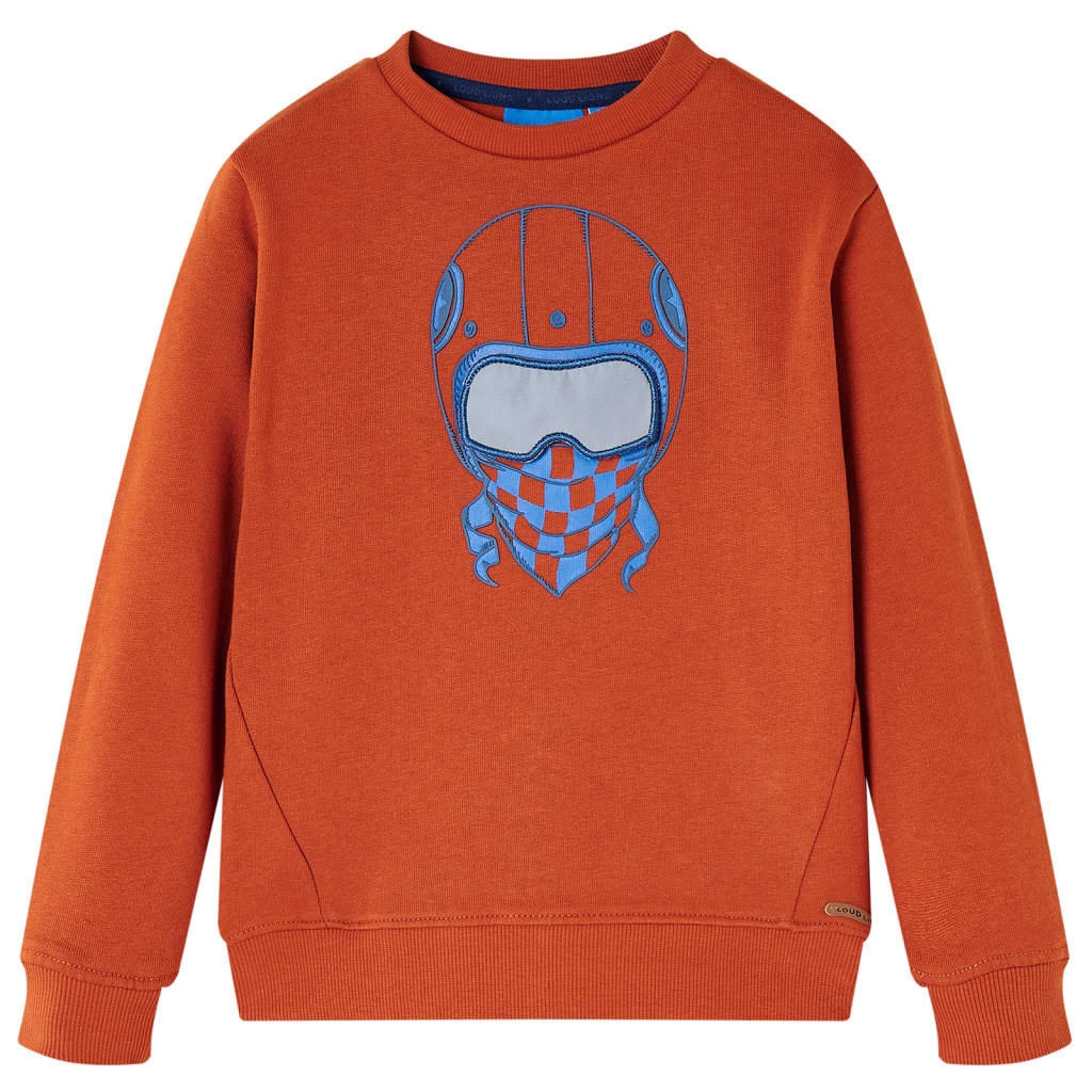 VidaXL Pull enfant 140 couleur rouille clair