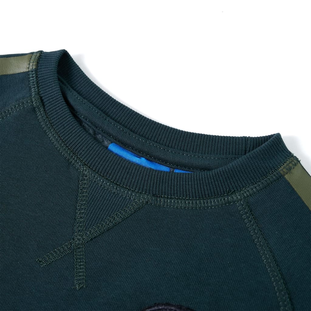 VidaXL Pull enfant 104 vert mousse
