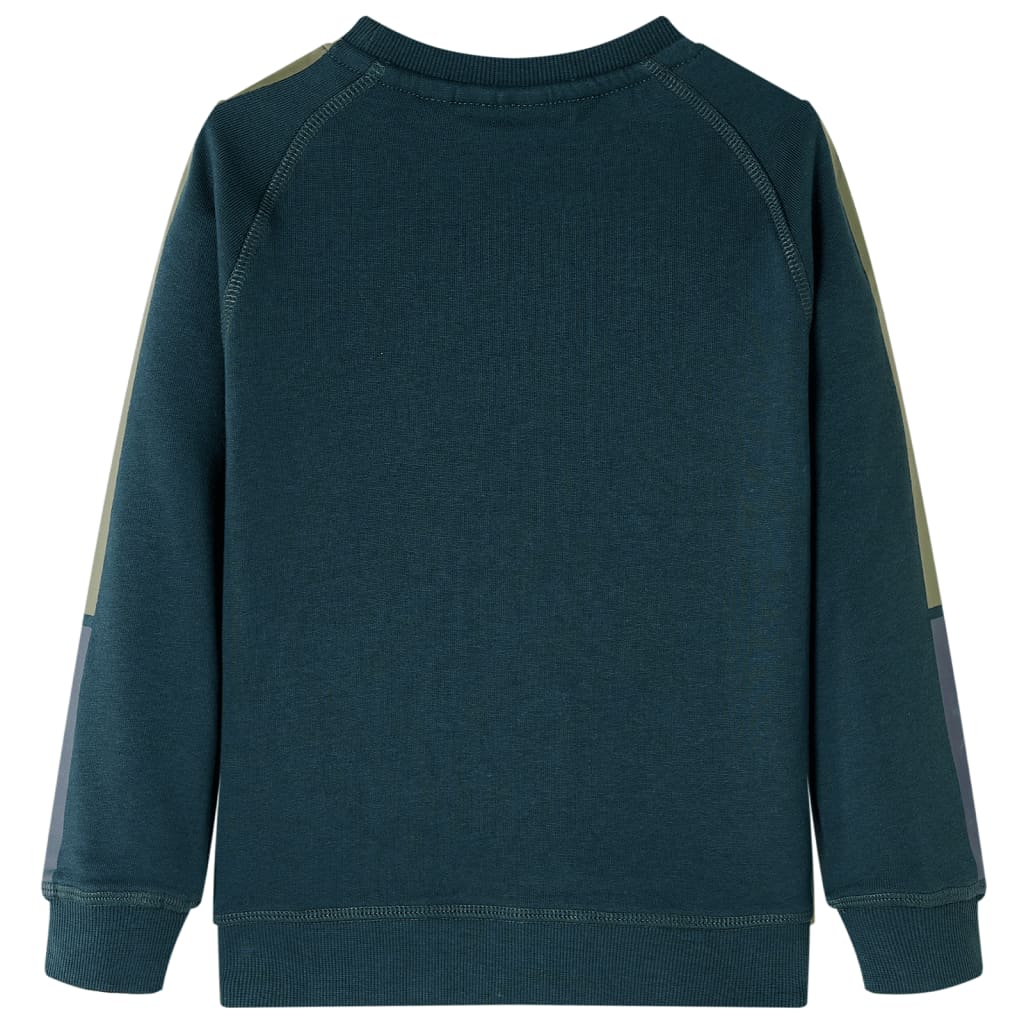 VidaXL Pull enfant 116 vert mousse
