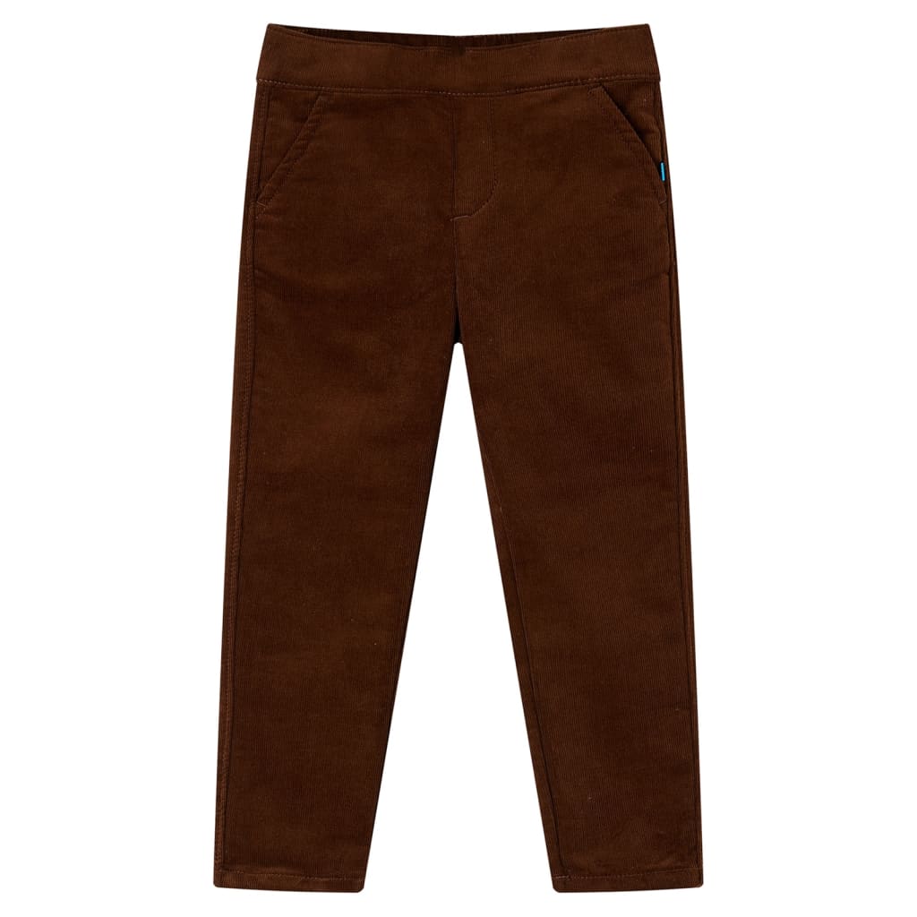 VidaXL Pantalon enfant 104 couleur cognac
