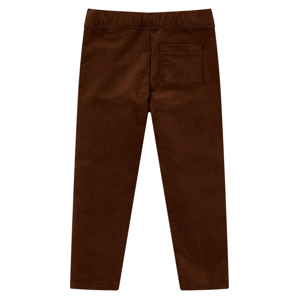 VidaXL Pantalon enfant 104 couleur cognac