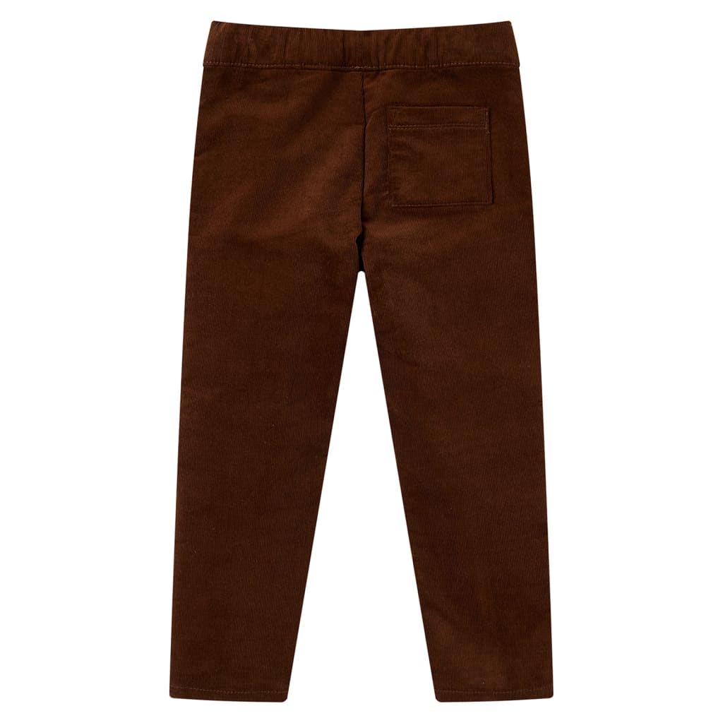 VidaXL Pantalon enfant 116 couleur cognac
