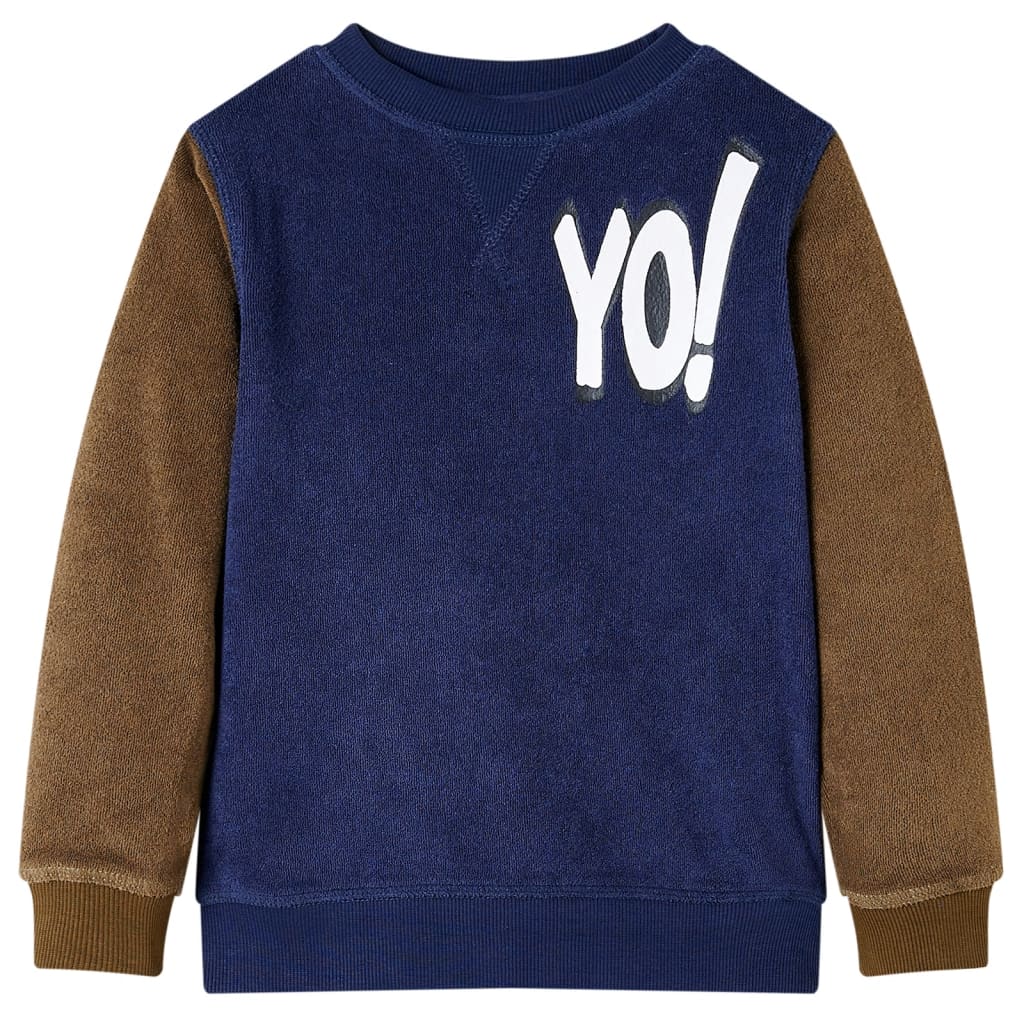 VidaXL Pull enfant 92 bleu marine foncé