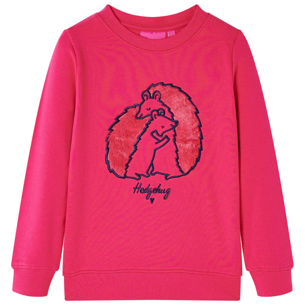 VidaXL Pull enfant 116 rose vif