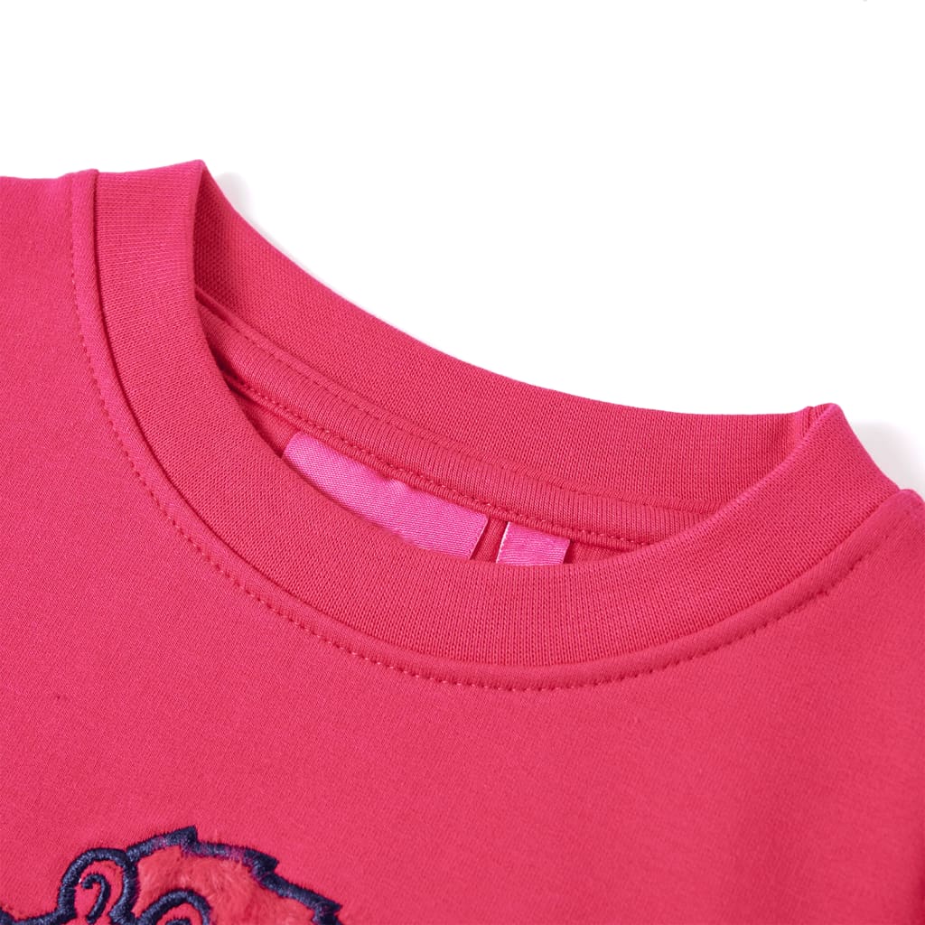 VidaXL Pull enfant 140 rose vif