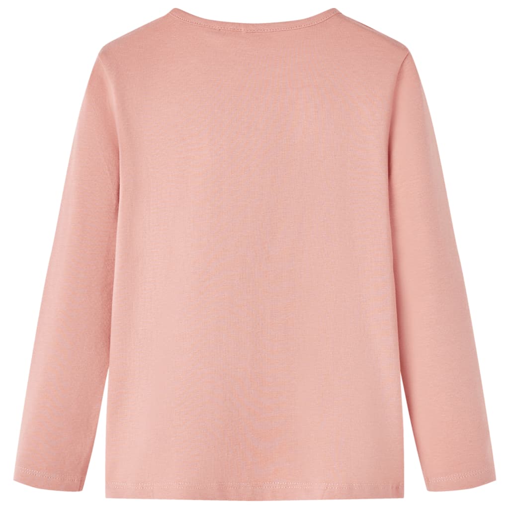 VidaXL Chemise enfant à manches longues 104 rose clair