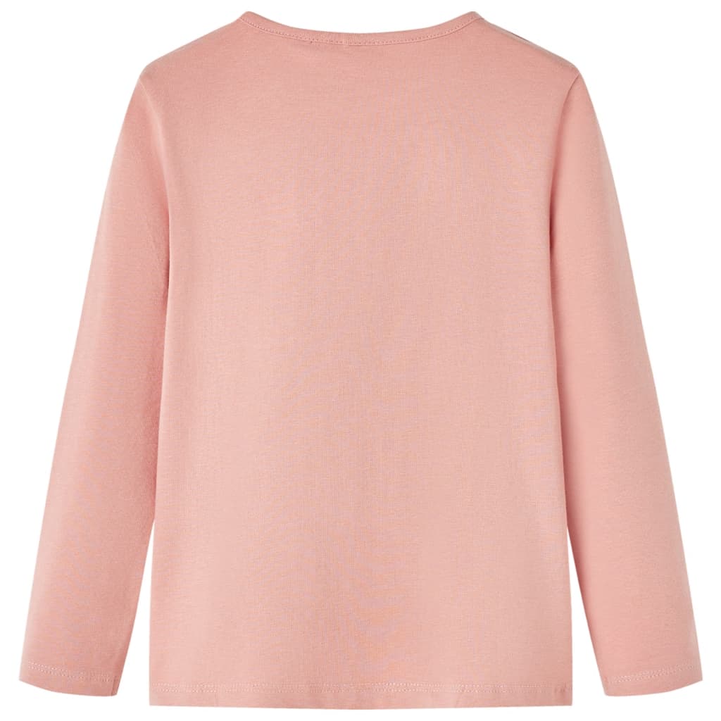 VidaXL Chemise enfant à manches longues 116 rose clair