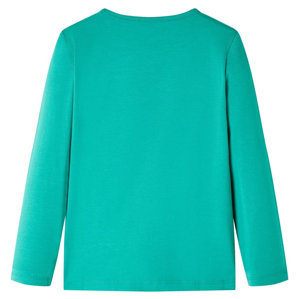 VidaXL Chemise enfant à manches longues 104 vert vif