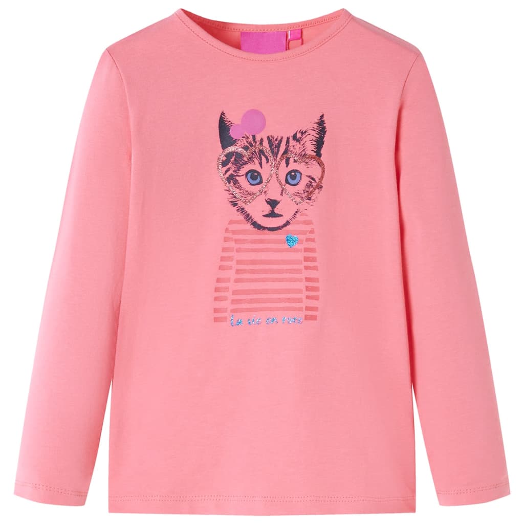 VidaXL Chemise enfant à manches longues 92 rose