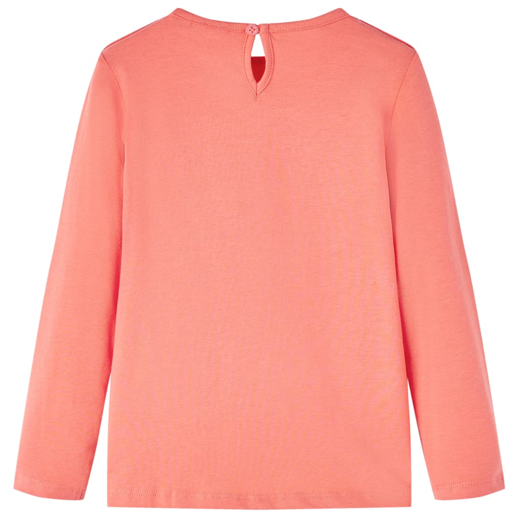 VidaXL Chemise enfant à manches longues 116 corail