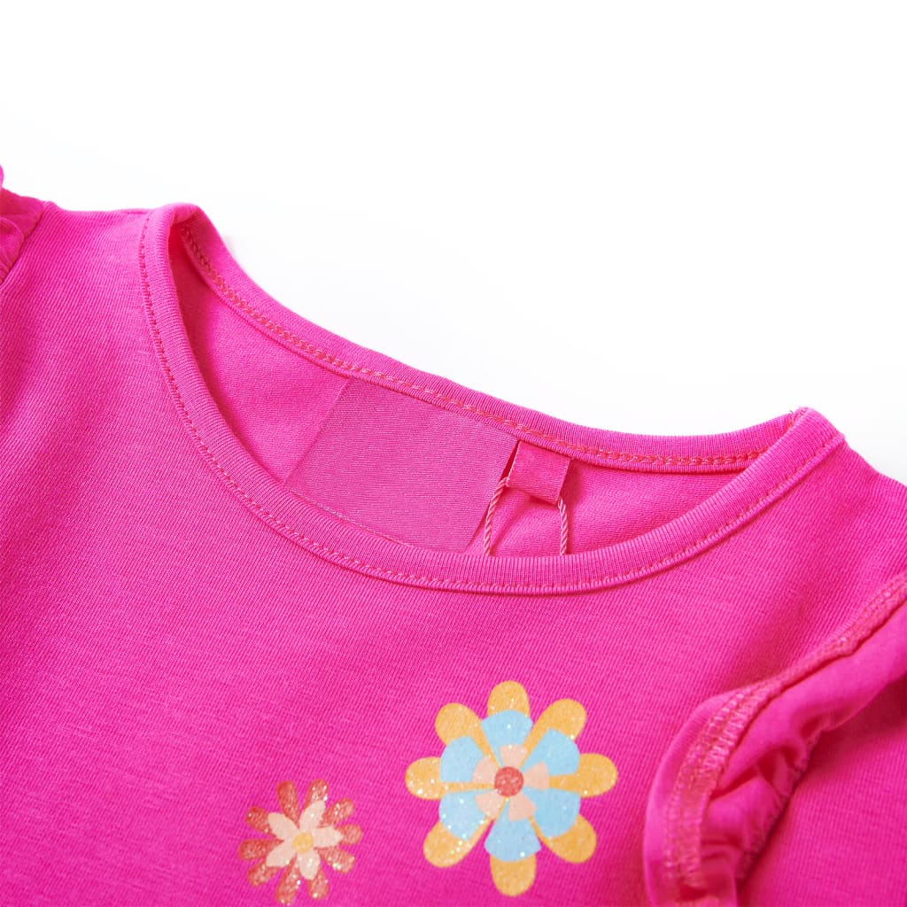 VidaXL Chemise enfant à manches longues 116 rose foncé