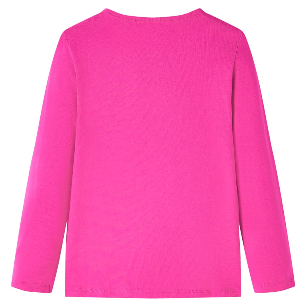 VidaXL Chemise enfant à manches longues 140 rose foncé