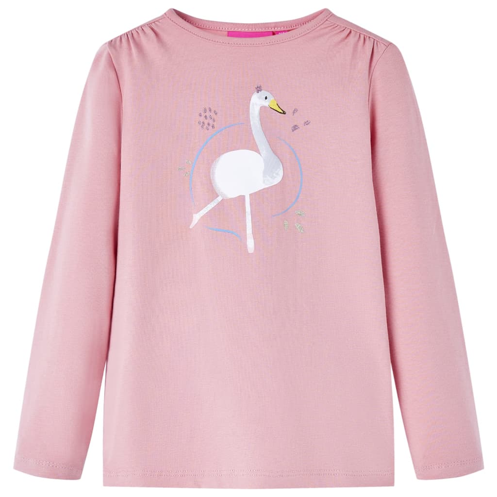 VidaXL Chemise enfant à manches longues 92 rose clair
