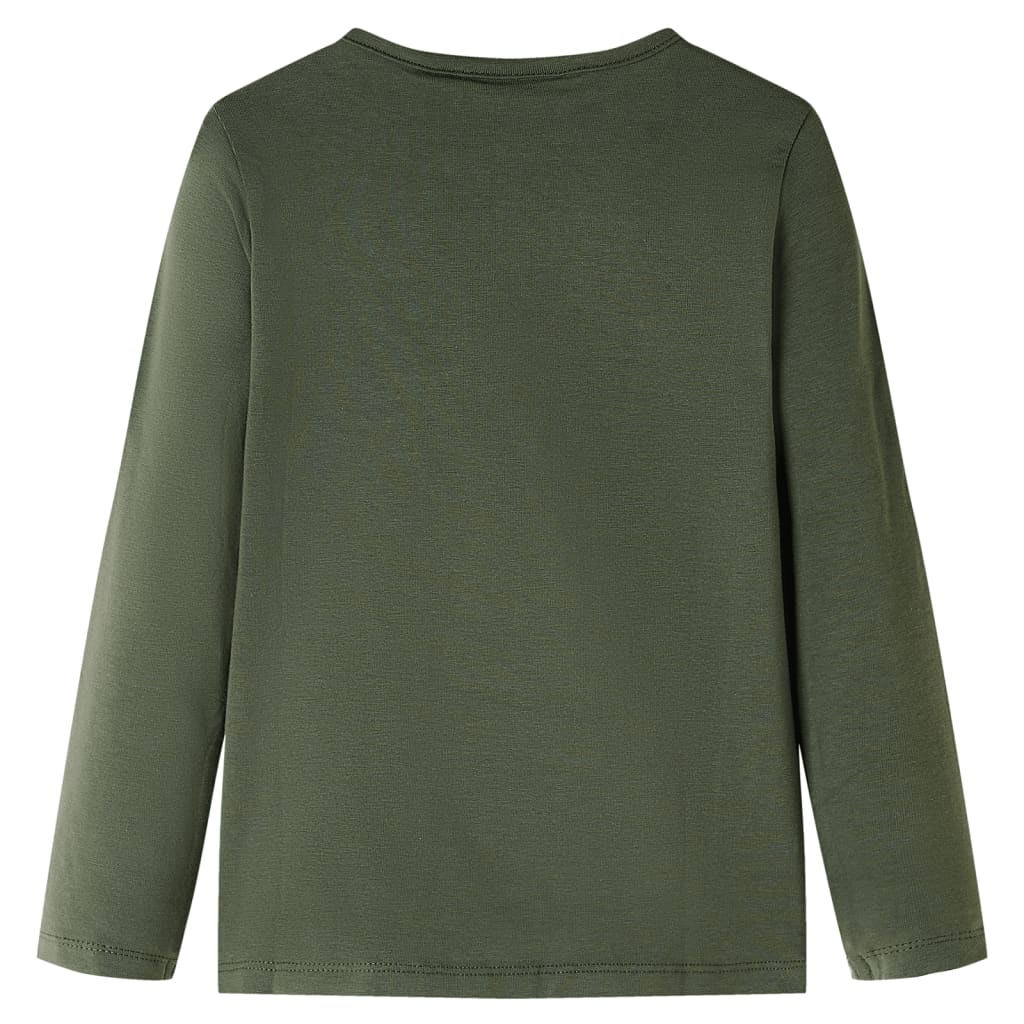 VidaXL Chemise enfant à manches longues 92 kaki