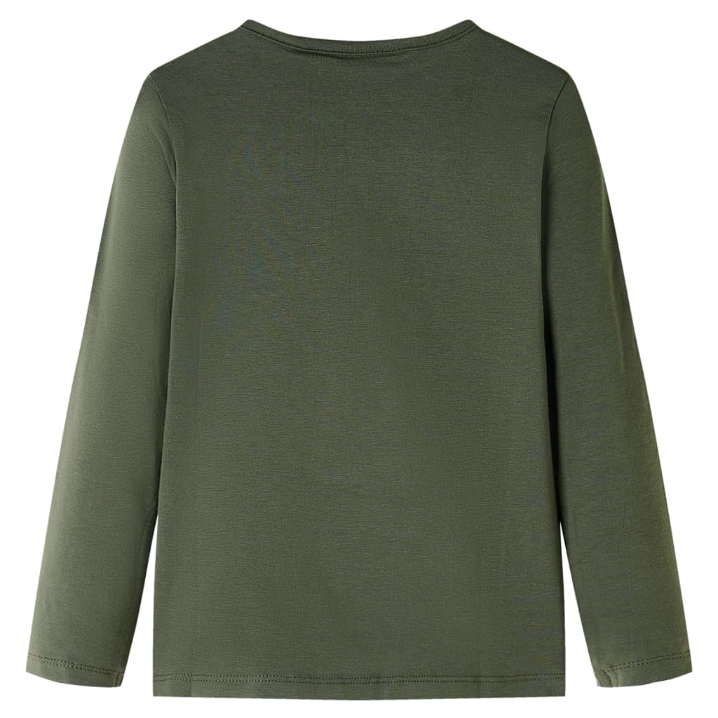 VidaXL Chemise enfant à manches longues 104 kaki