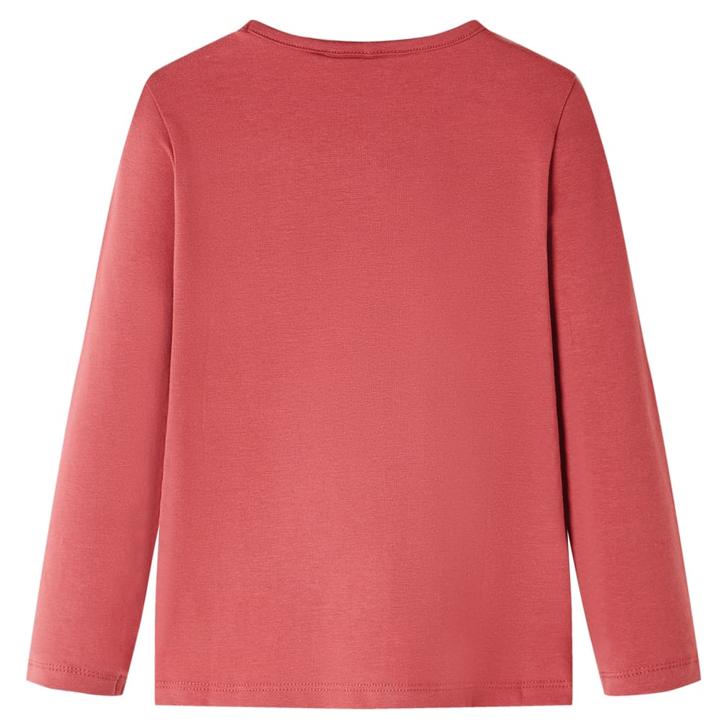 VidaXL Chemise enfant à manches longues 104 rose marron