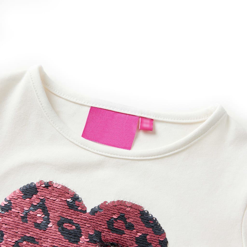 VidaXL Chemise enfant à manches longues 92 écru