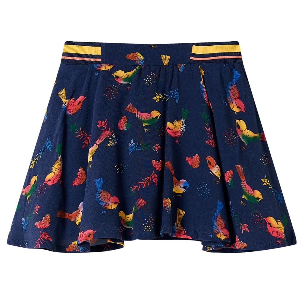 VidaXL Jupe enfant 128 bleu marine