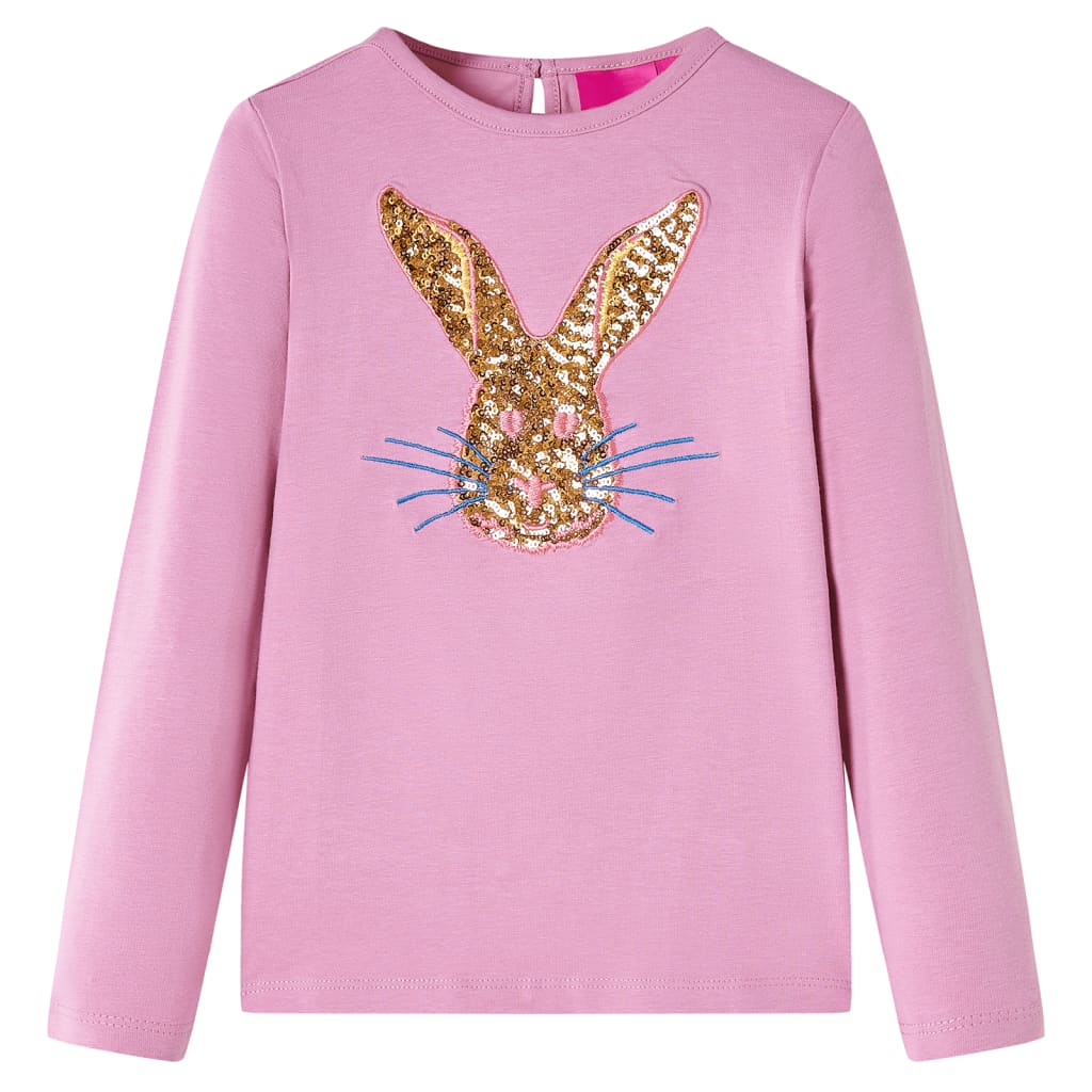 VidaXL Chemise enfant à manches longues 116 rose marron