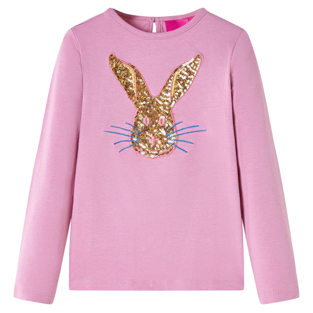 VidaXL Chemise enfant à manches longues 140 rose marron