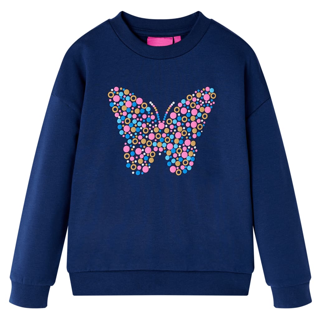 VidaXL Pull enfant 140 bleu marine