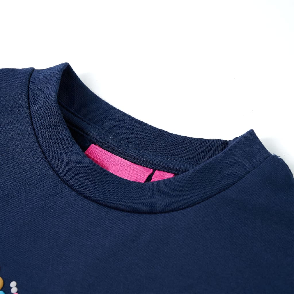 VidaXL Pull enfant 140 bleu marine