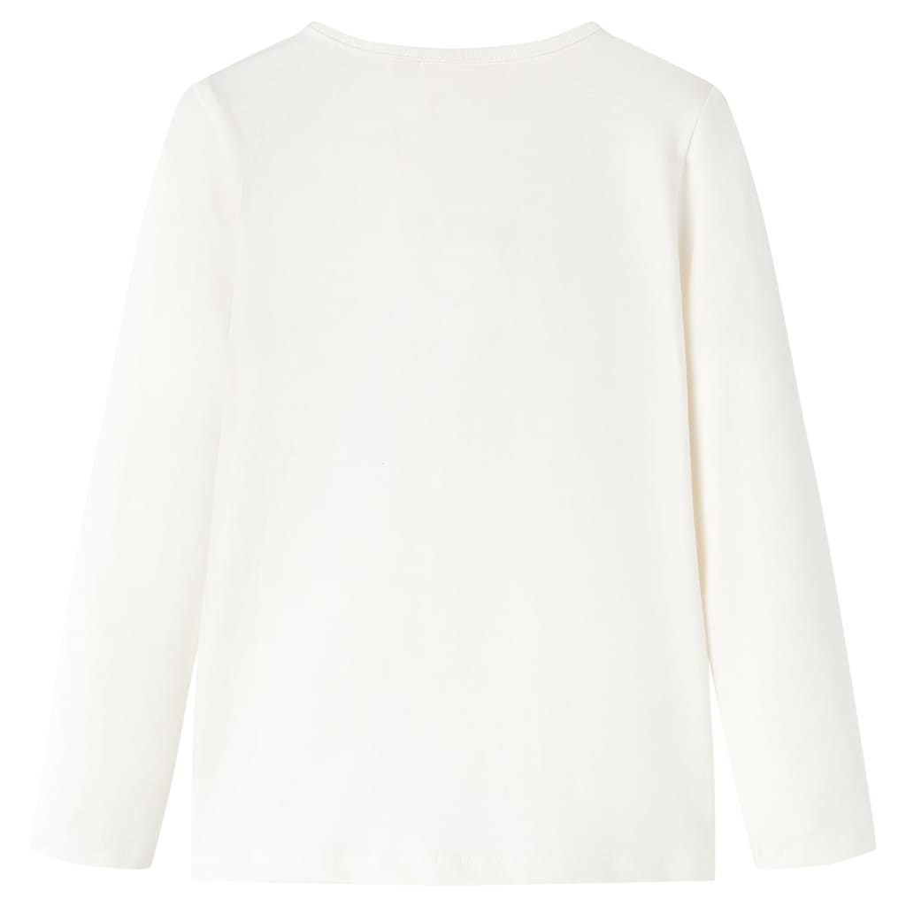 VidaXL chemise enfant à manches longues 116 écru