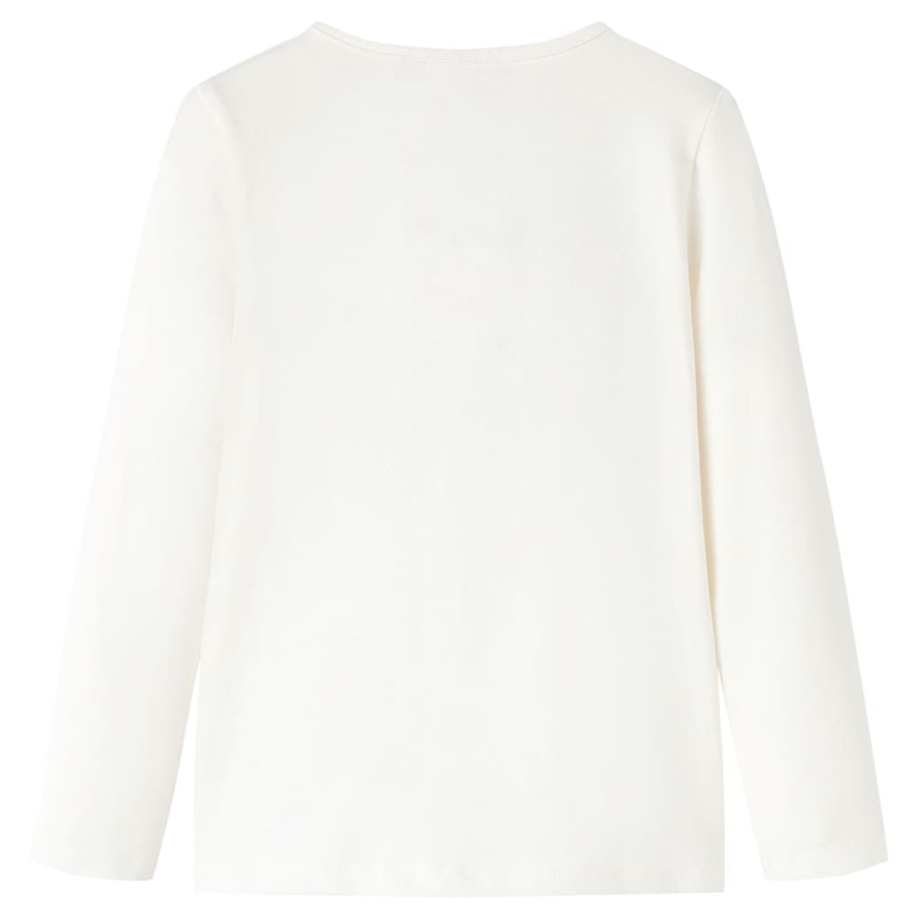 VidaXL Chemise enfant à manches longues 128 écru