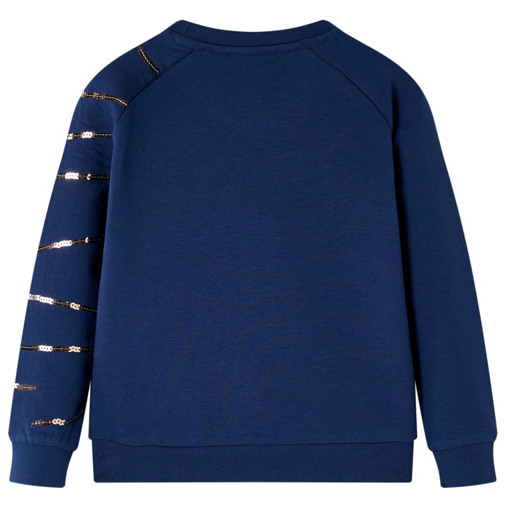 VidaXL Pull enfant 116 bleu marine