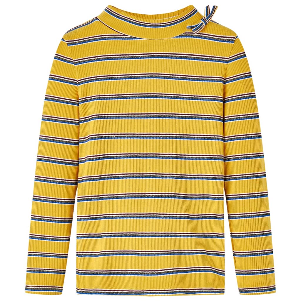VidaXL Chemise enfant à manches longues 128 ocre